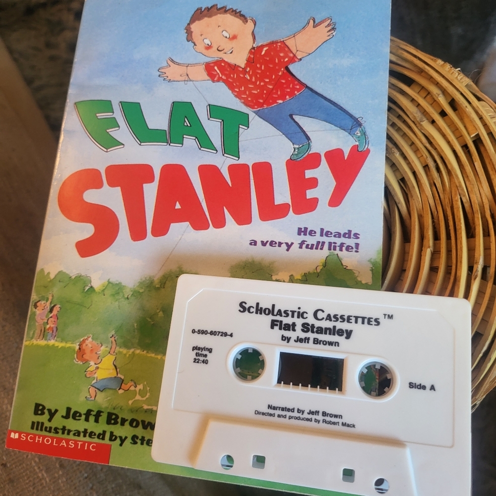 Flat Stanley Read Along Cassette Tape & Book Set